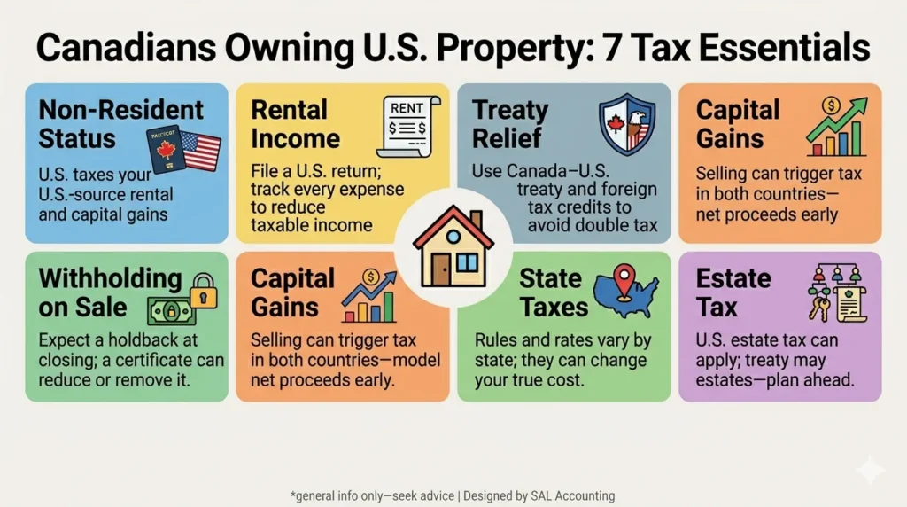 Canadian Owning U.S. Property: 7 Tax Essentials