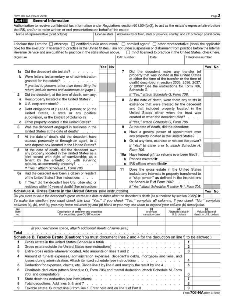Rev 706 Cross-Border Inheritance Tax Between Canada And The US: What You Need ...