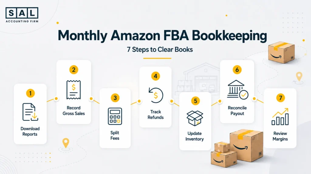 What Is the Best Monthly Bookkeeping Workflow for Amazon Sellers?
