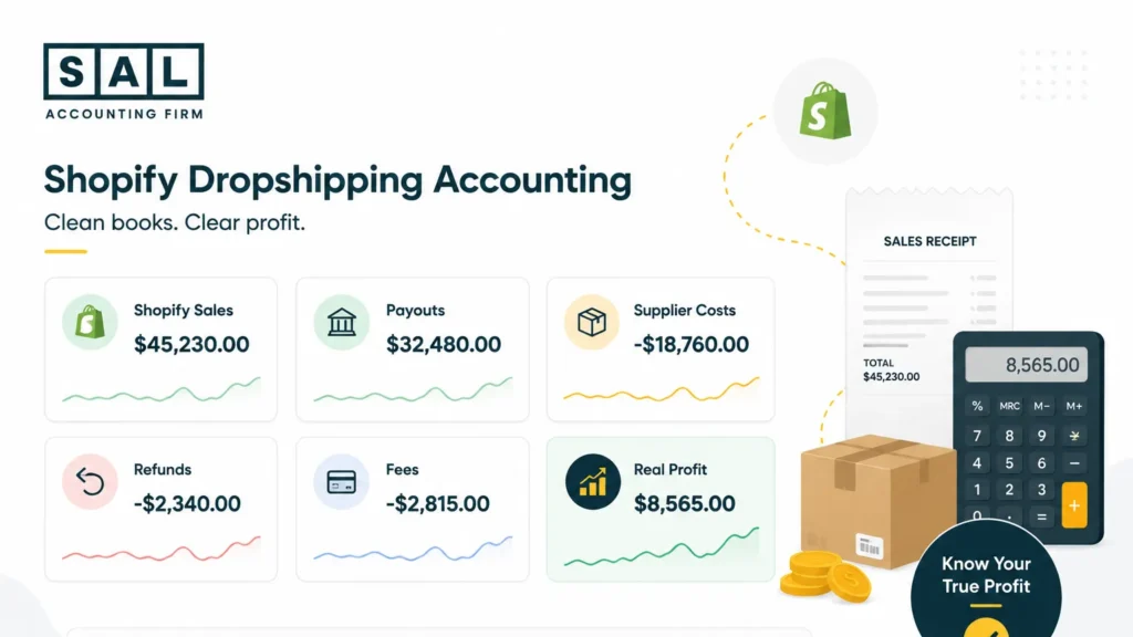 Shopify Dropshiping Accounting Checklist