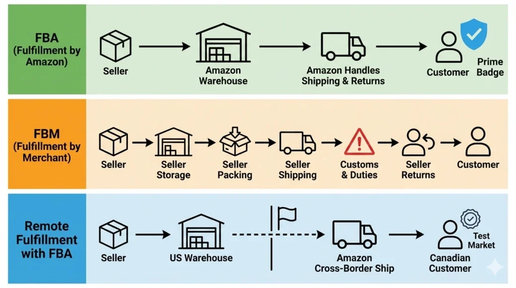 FBA vs. FBM Amazon sellers