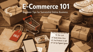 E-commerce 101 Beginner Tips for Successful Online Business Launch