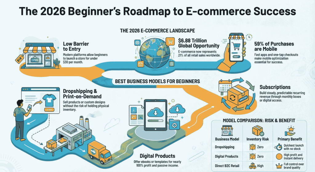 The Beginner's Roadmap to E-commerce Success