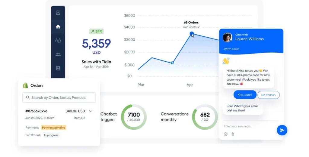 Tidio screenshot