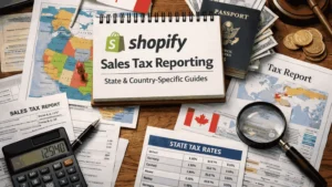 Shopify Sales Tax Reporting by state and country