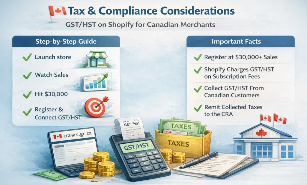 Tax & Compliance Considerations on Shopify for Canadian Merchants