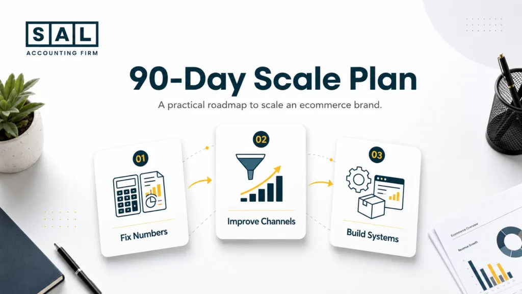 90-Day Scale Plan for ecommerce sellers