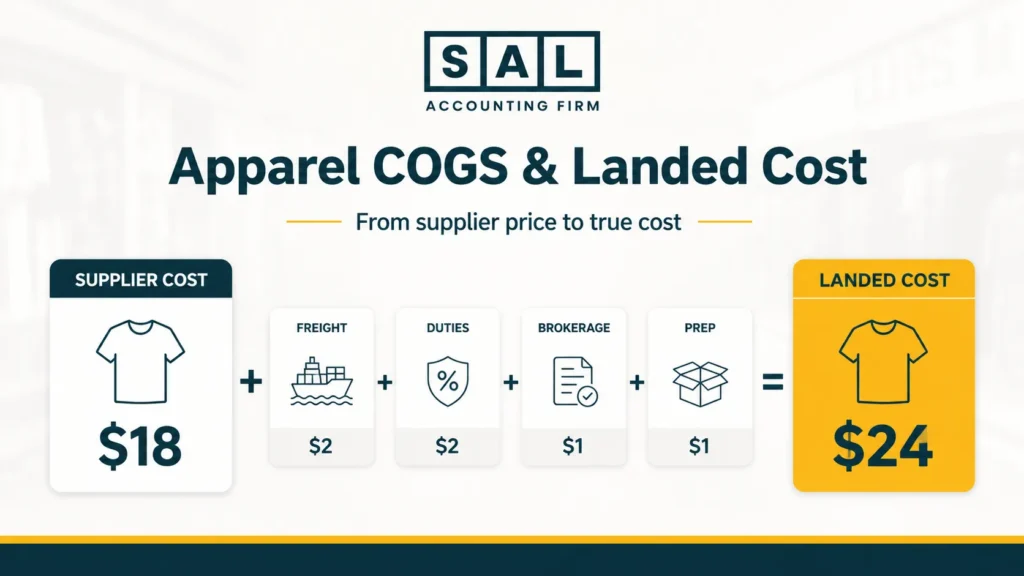 Apparel COGS & Landed Cost: From supplier price to true cost