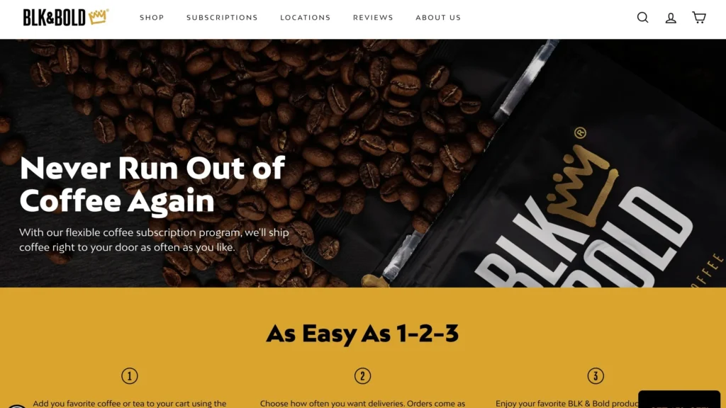 BLK & Bold: Give the Purchase Meaning screenshot