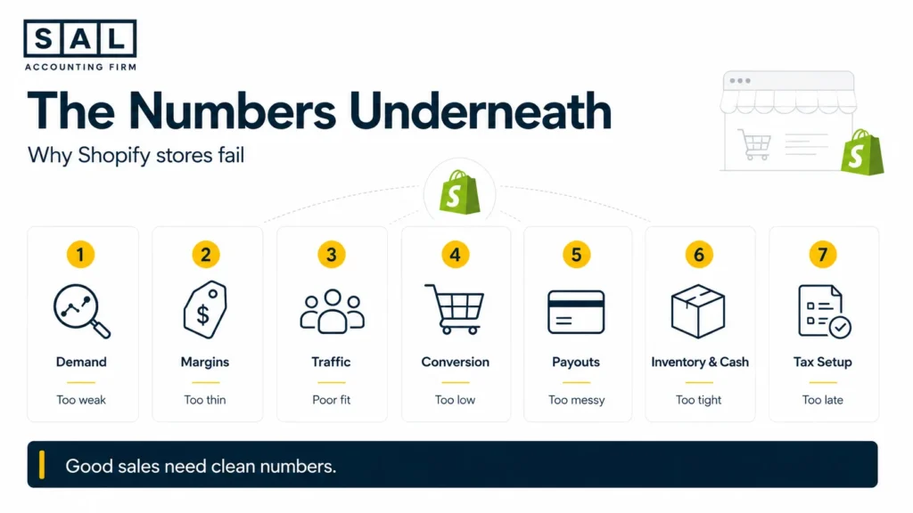 Shopify Store Weak Points: Good sales need clean numbers.