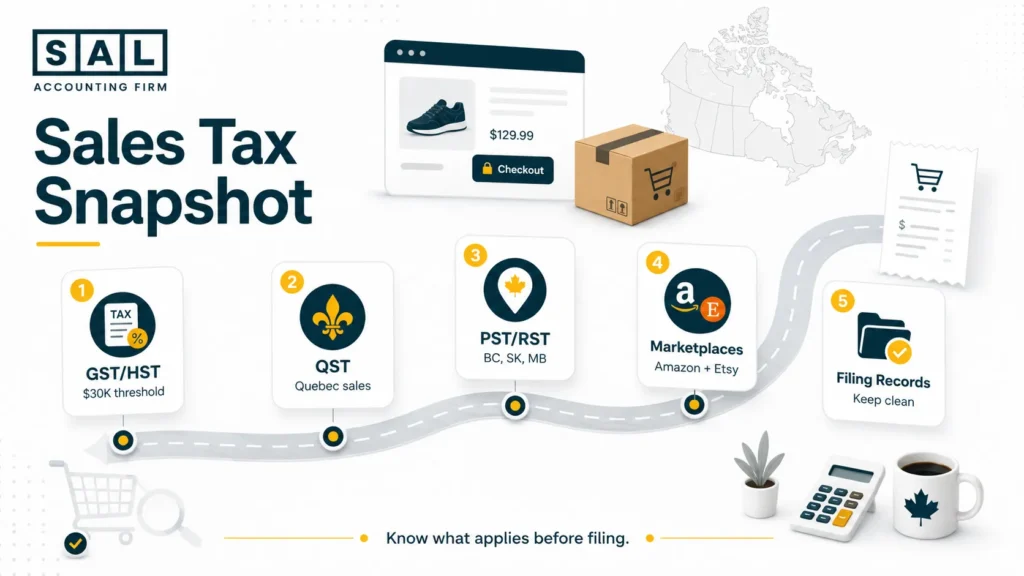 Sales Tax Snapshot for ecommerce stores