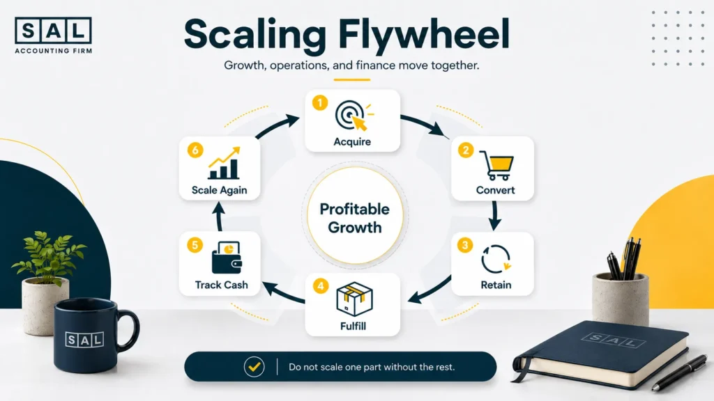 eCommerce scaling flywheel growth strategy