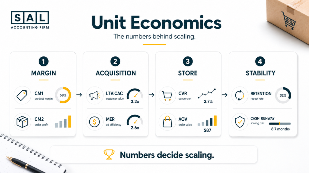 What each Order Keeps Unit economics break down
