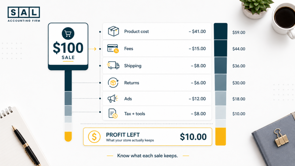 Ecommerce Cost Stack Breakdown
