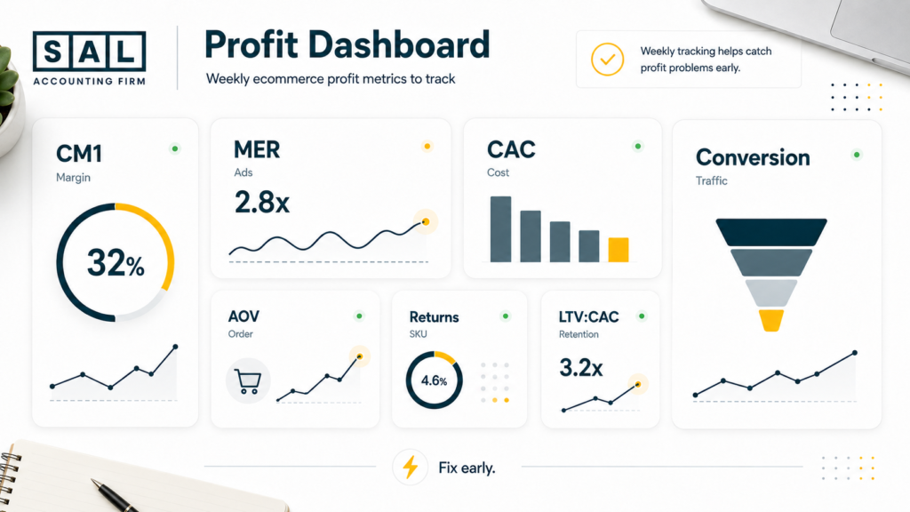 Weekly Ecommerce Profit Metrics
