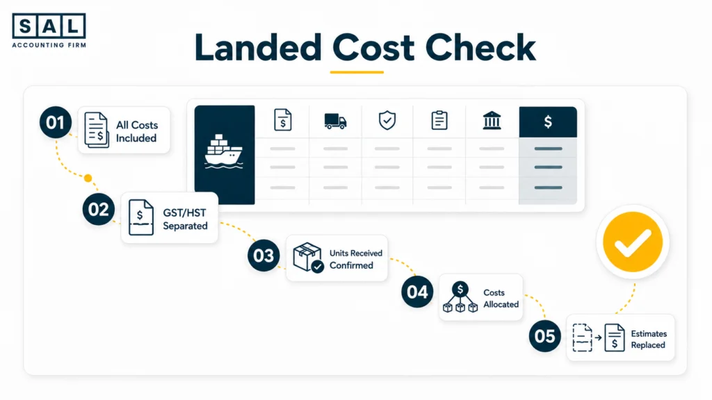Five checks ecommerce sellers should complete before finalizing landed cost per unit