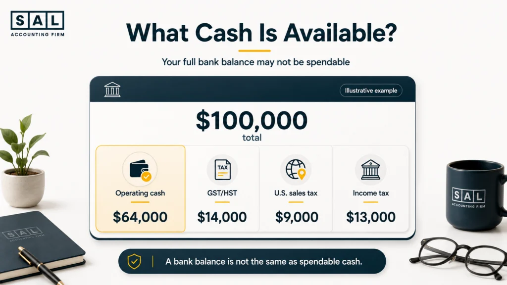 Ecommerce sales increasing while available cash falls before the business reaches break-even.