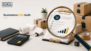 Ecommerce CRA audit showing sales, payouts, inventory, tax records, and financial documents connected in one audit trail