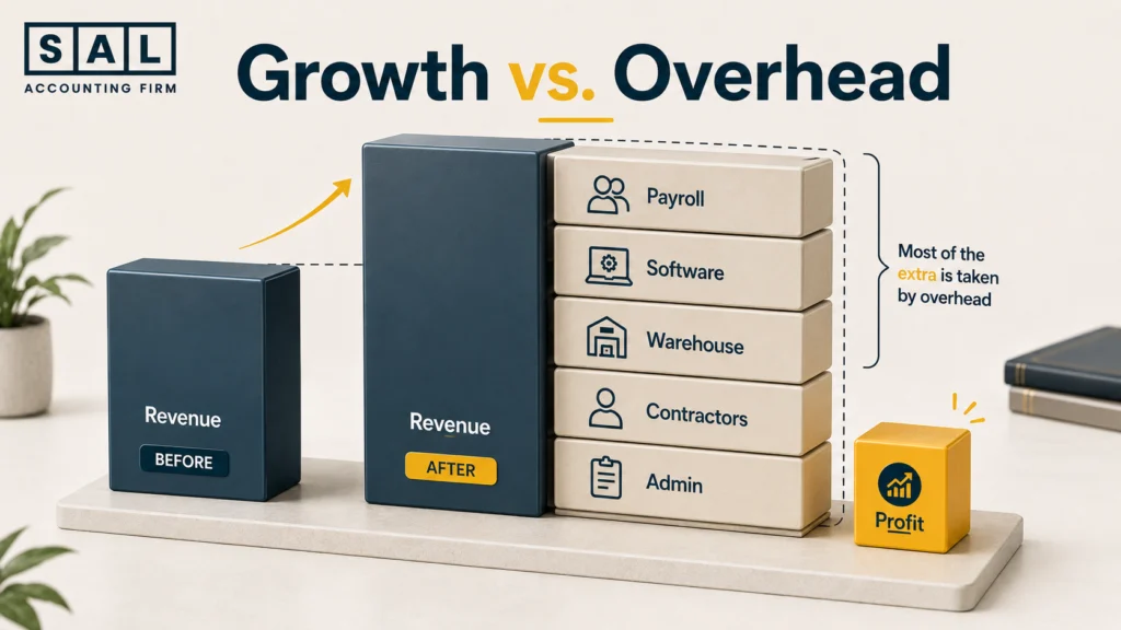 Overhead That Grew Faster Than Sales