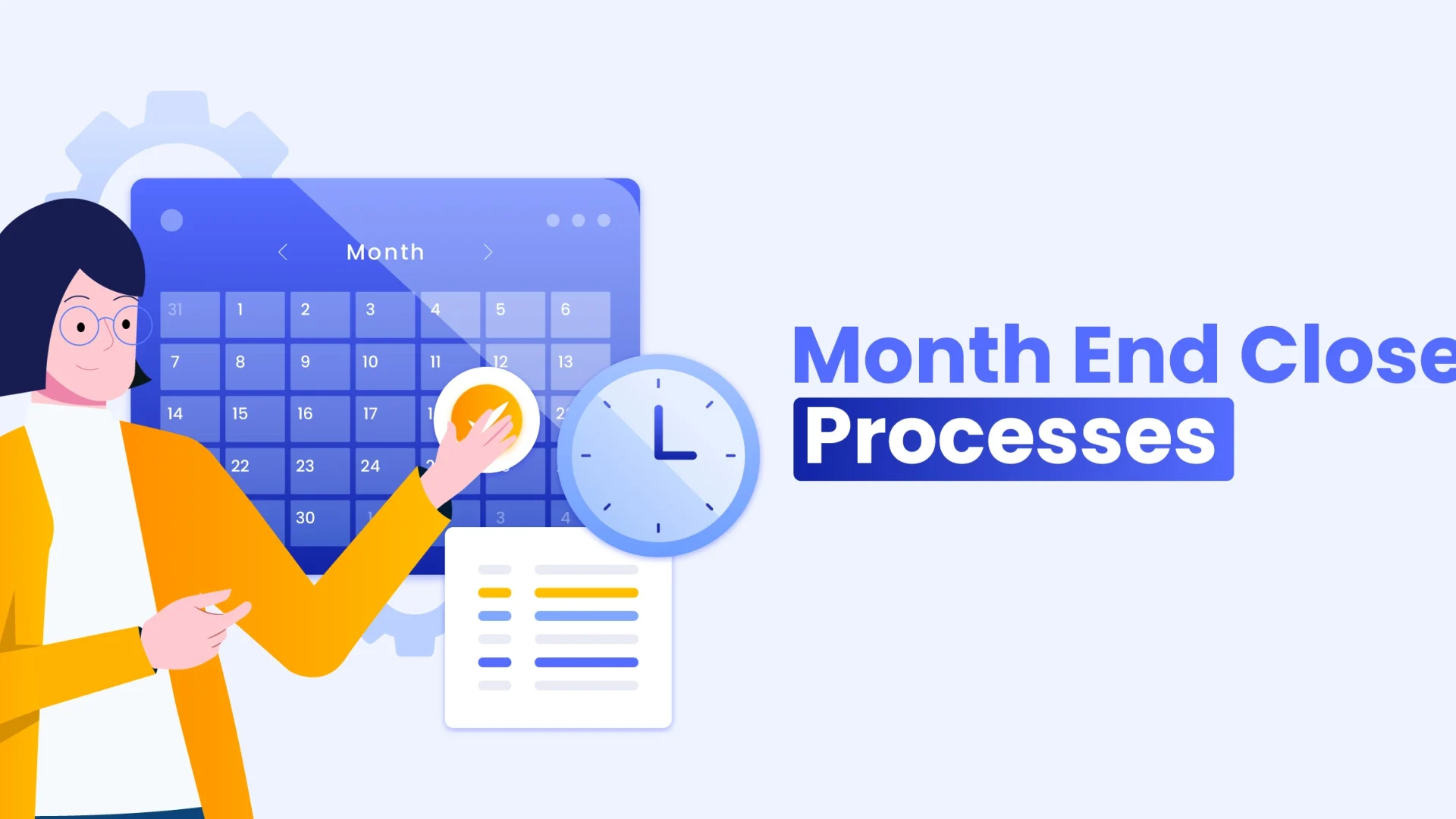 Month End Close Accounting Process